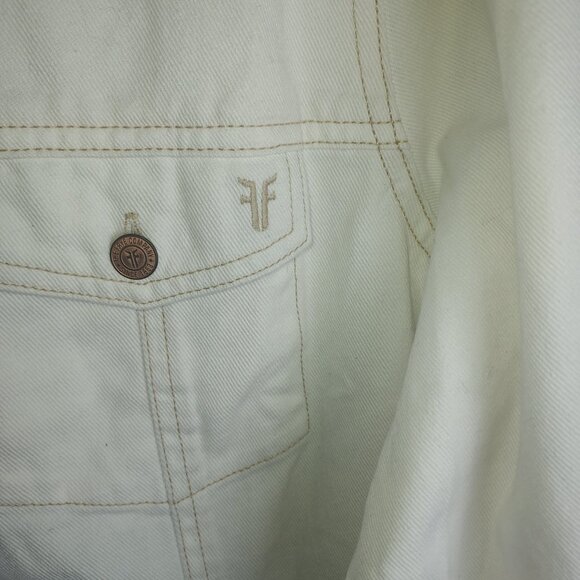 NWT FRYE long sleeve denim mini dress. - Picture 8 of 9